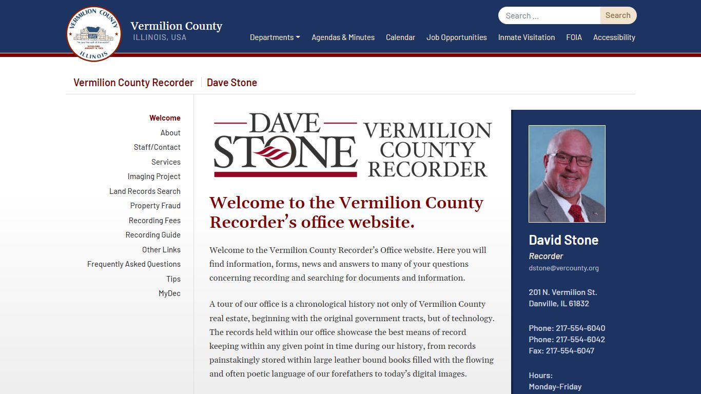 Recorder - Vermilion County